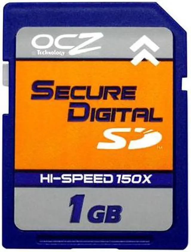 Main image of OCZ 1GB Secure Digital (SD) Flash Card Model OCZSD150-1GB