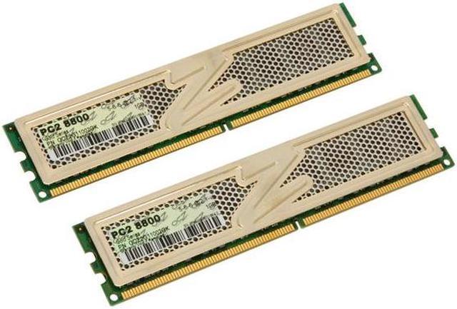Alt view image 3 of 4 - OCZ Gold 2GB (2 x 1GB) DDR2 1100 (PC2 8800) Dual Channel Kit Desktop Memory Model OCZ2G11002GK