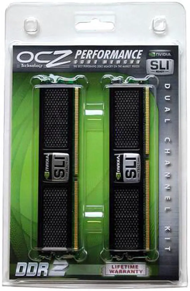 Alt view image 3 of 3 - OCZ SLI-Ready Edition 2GB (2 x 1GB) DDR2 1066 (PC2 8500) Dual Channel Kit Desktop Memory Model OCZ2N1066SR2GK