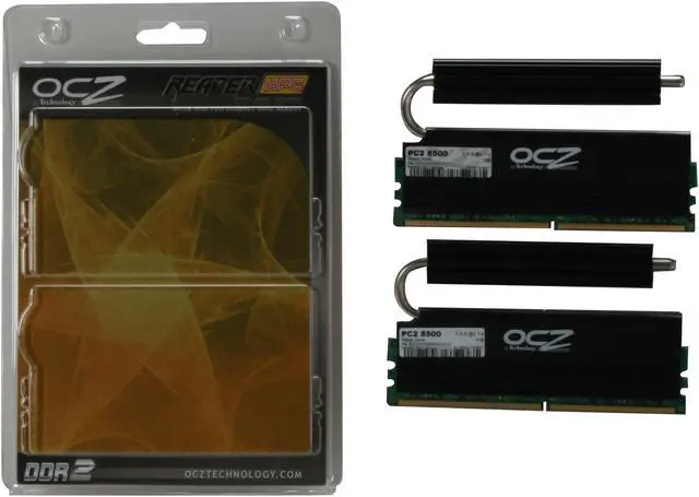 Alt view image 3 of 3 - OCZ Reaper HPC 2GB (2 x 1GB) DDR2 1066 (PC2 8500) Dual Channel Kit Desktop Memory Model OCZ2RPR10662GK