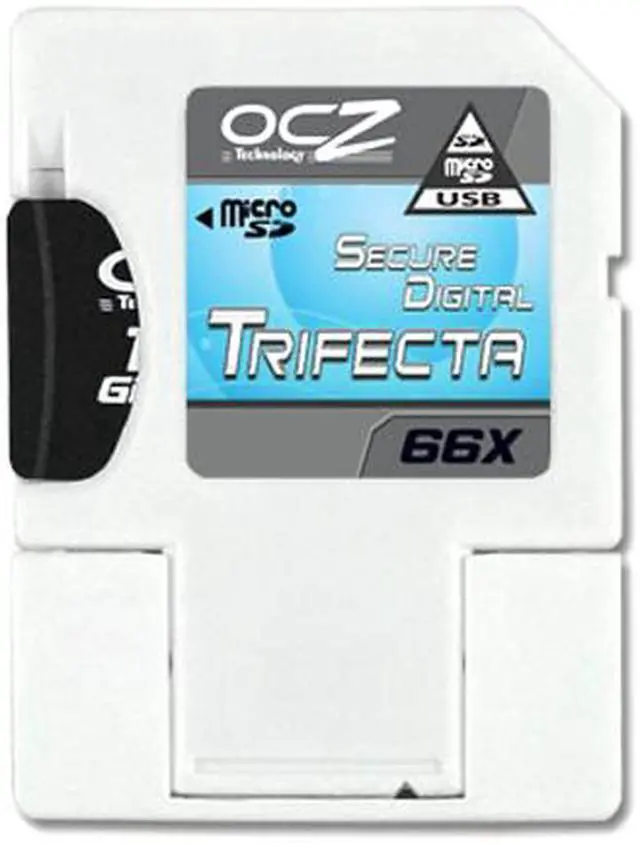 Main image of OCZ Trifecta 2GB MicroSD Flash Card Model OCZSDTR66-2GB