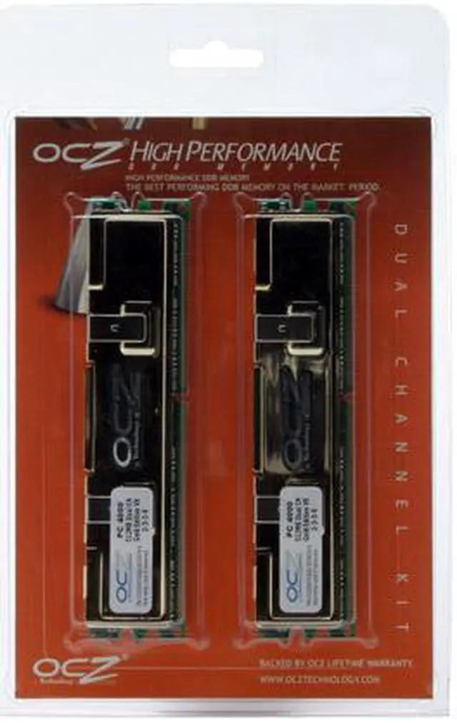 Alt view image 2 of 2 - OCZ Gold Series 1GB (2 x 512MB) DDR 500 (PC 4000) Dual Channel Kit System Memory Model OCZ5001024ELDCGEVX-K
