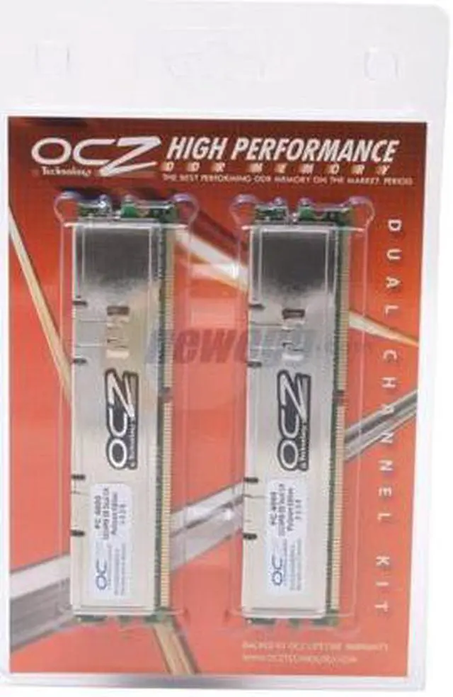 Alt view image 2 of 2 - OCZ Platinum Edition 2GB (2 x 1GB) DDR 500 (PC 4000) Dual Channel Kit Desktop Memory Model OCZ5002048EBPE-K