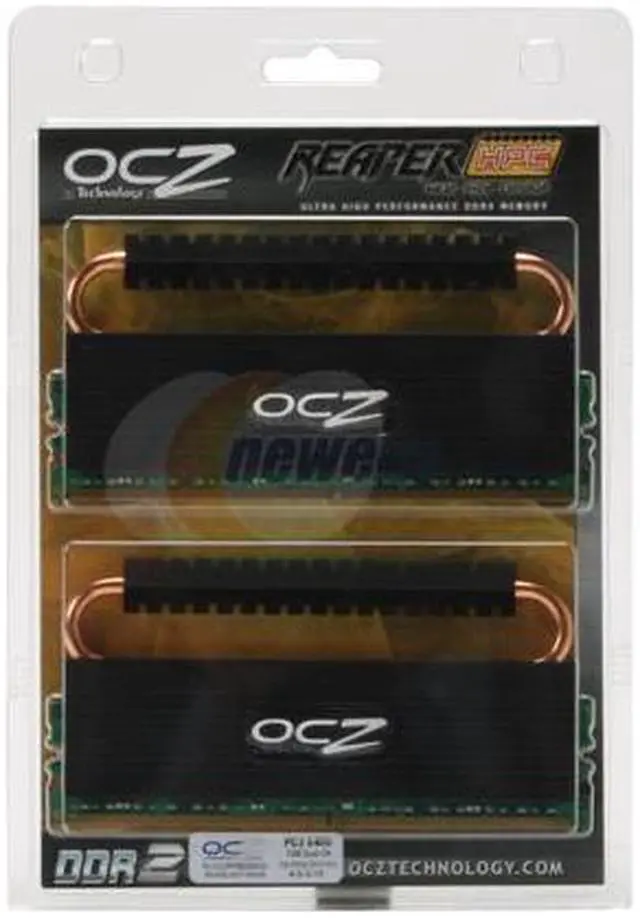 Alt view image 4 of 4 - OCZ Reaper 2GB (2 x 1GB) DDR2 800 (PC2 6400) Dual Channel Kit Desktop Memory Model OCZ2RPR800EB2GK