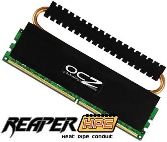 Alt view image 2 of 4 - OCZ Reaper 2GB (2 x 1GB) DDR2 800 (PC2 6400) Dual Channel Kit Desktop Memory Model OCZ2RPR800EB2GK