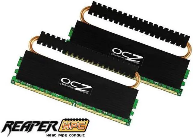 Main image of OCZ Reaper 2GB (2 x 1GB) DDR2 800 (PC2 6400) Dual Channel Kit Desktop Memory Model OCZ2RPR800EB2GK