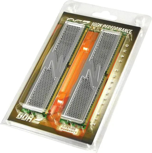 Main image of OCZ 4GB (2 x 2GB) DDR2 800 (PC2 6400) Dual Channel Kit Desktop Memory Model OCZ2P8004GK