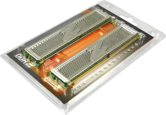 Alt view image 3 of 3 - OCZ 4GB (2 x 2GB) DDR2 800 (PC2 6400) Dual Channel Kit Desktop Memory Model OCZ2P8004GK