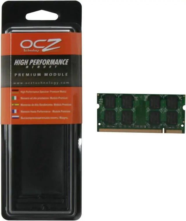 Alt view image 3 of 3 - OCZ 2GB 200-Pin DDR2 SO-DIMM DDR2 800 (PC2 6400) Laptop Memory Model OCZ2M8002G