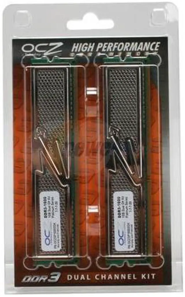 Alt view image 2 of 2 - OCZ Platinum 2GB (2 x 1GB) DDR3 1600 (PC3 12800) Dual Channel Kit Desktop Memory Model OCZ3P16002GK