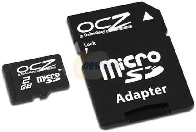 Main image of OCZ 2GB MicroSD Flash Card w/adapter Model OCZMSD2A-2G