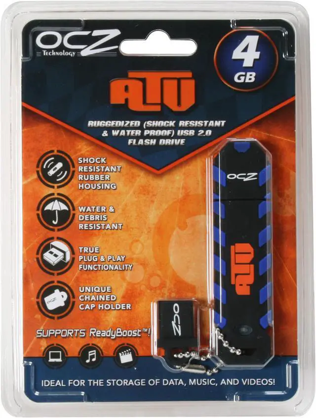 Alt view image 6 of 6 - OCZ ATV 4GB Flash Drive (USB2.0 Portable) OCZUSBATV4G