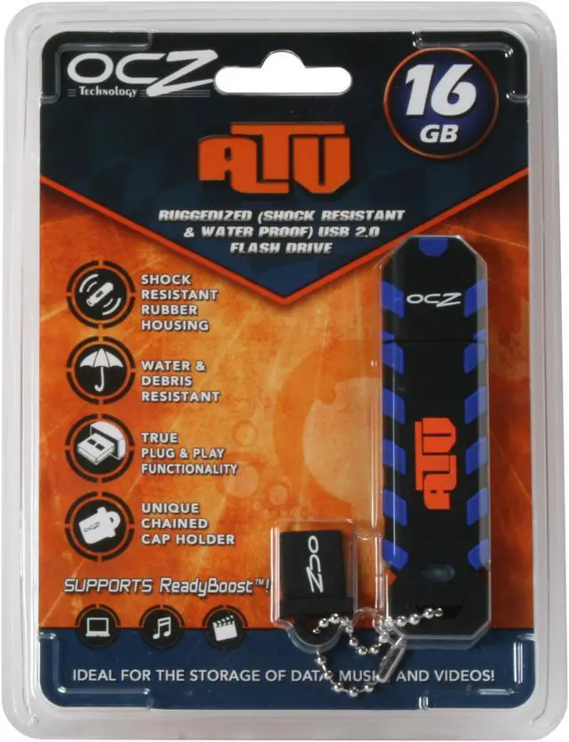 Alt view image 6 of 6 - OCZ 16GB Flash Drive (USB2.0 Portable) OCZUSBATV16G