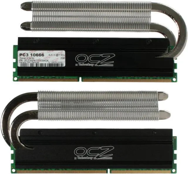 Alt view image 2 of 3 - OCZ ReaperX HPC 4GB (2 x 2GB) DDR3 1333 (PC3 10666) Dual Channel Kit Desktop Memory Model OCZ3RPX1333EB4GK
