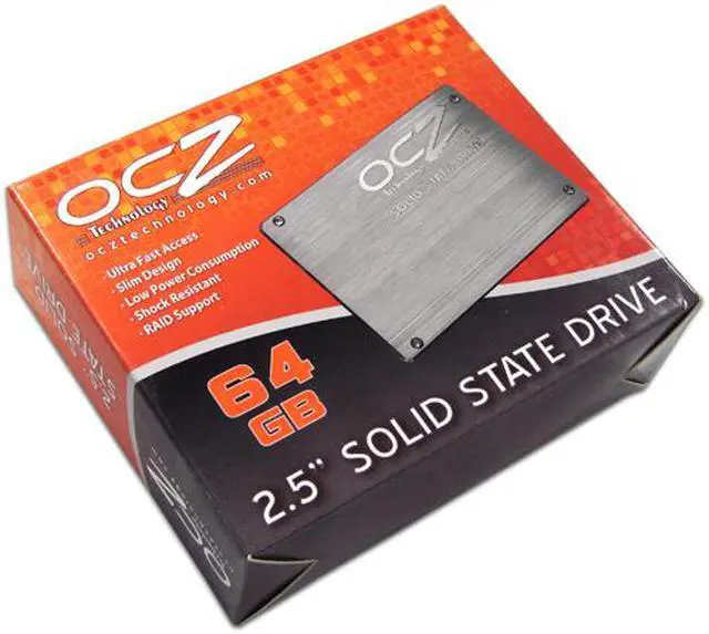 Alt view image 3 of 3 - OCZ 2.5" 64GB SATA Internal Solid State Drive (SSD) OCZSSD64GB