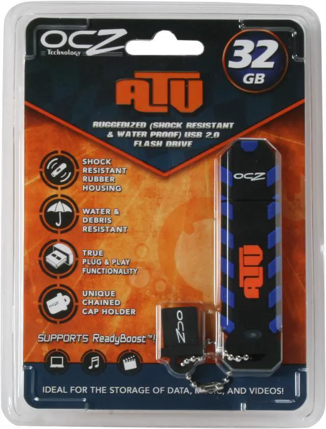Alt view image 4 of 4 - OCZ ATV 32GB Flash Drive (USB2.0 Portable) OCZUSBATV32G