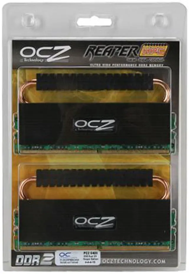 Alt view image 4 of 4 - OCZ Reaper HPC Edition 4GB (2 x 2GB) DDR2 800 (PC2 6400) Dual Channel Kit Desktop Memory Model OCZ2RPR8004GK