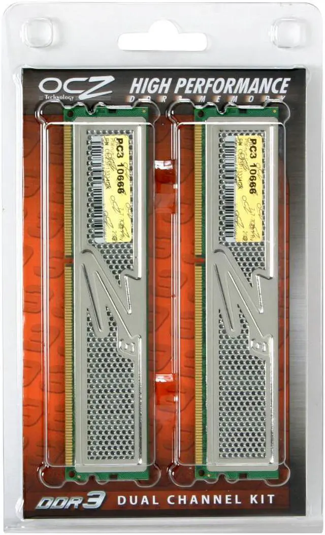 Alt view image 3 of 3 - OCZ Platinum 4GB (2 x 2GB) DDR3 1333 (PC3 10666) Dual Channel Kit Desktop Memory Model OCZ3P13334GK