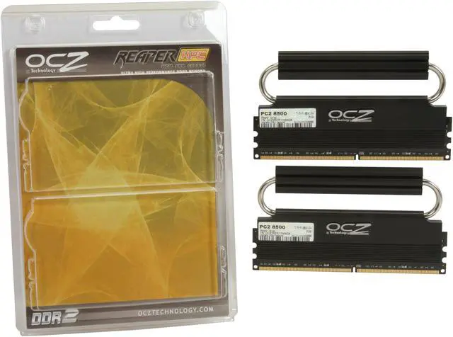 Alt view image 3 of 3 - OCZ Reaper HPC 4GB (2 x 2GB) DDR2 1066 (PC2 8500) Dual Channel Kit Desktop Memory Model OCZ2RPR10664GK
