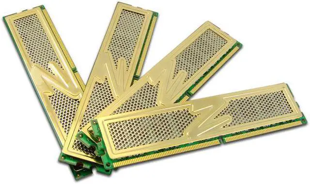 Main image of OCZ Gold 8GB (4 x 2GB) DDR2 800 (PC2 6400) Quad kit Desktop Memory Model OCZ2G8008GQ
