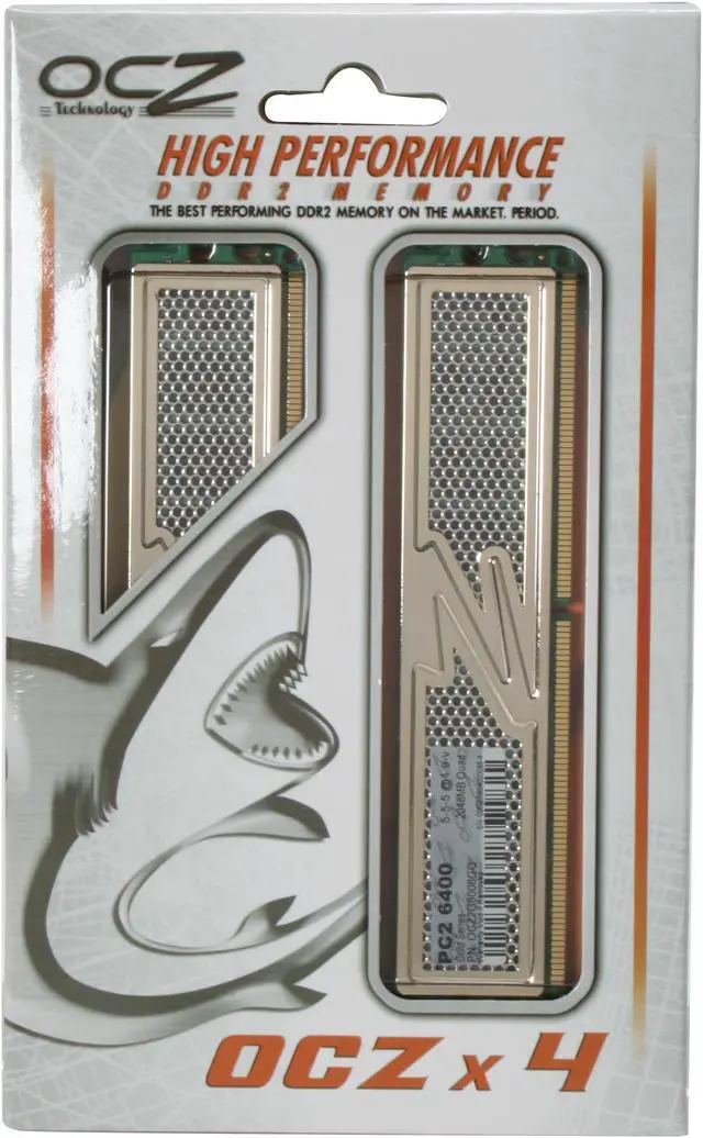 Alt view image 2 of 2 - OCZ Gold 8GB (4 x 2GB) DDR2 800 (PC2 6400) Quad kit Desktop Memory Model OCZ2G8008GQ