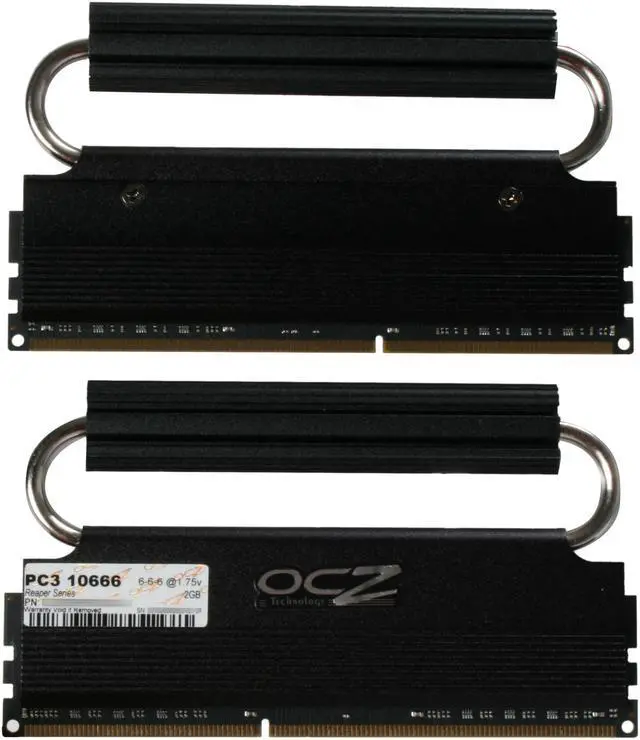 Alt view image 2 of 3 - OCZ Reaper HPC 4GB (2 x 2GB) DDR3 1333 (PC3 10666) Dual Channel Kit Desktop Memory Model OCZ3RPR13334GK