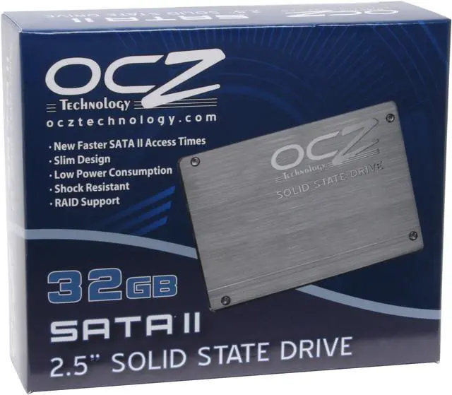 Alt view image 7 of 7 - OCZ 2.5" 32GB SATA II SLC Internal Solid State Drive (SSD) OCZSSD2-1S32G