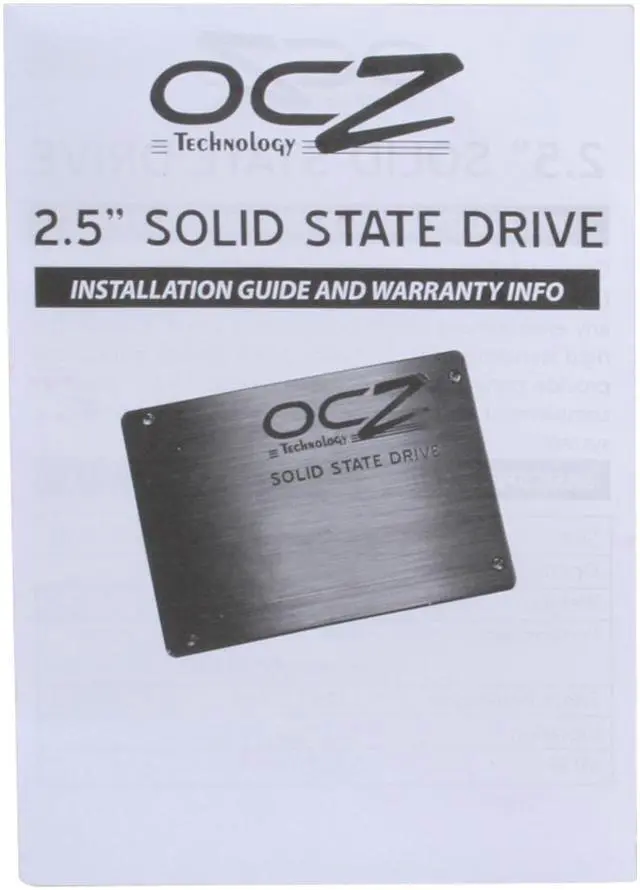 Alt view image 4 of 5 - OCZ 2.5" 64GB SATA II SLC Internal Solid State Drive (SSD) OCZSSD2-1S64G