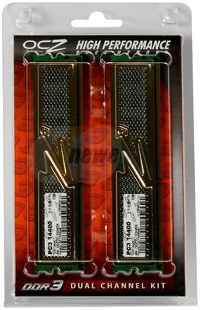 Alt view image 3 of 3 - OCZ Gold 4GB (2 x 2GB) DDR3 1800 (PC3 14400) Dual Channel Kit Desktop Memory Model OCZ3G18004GK