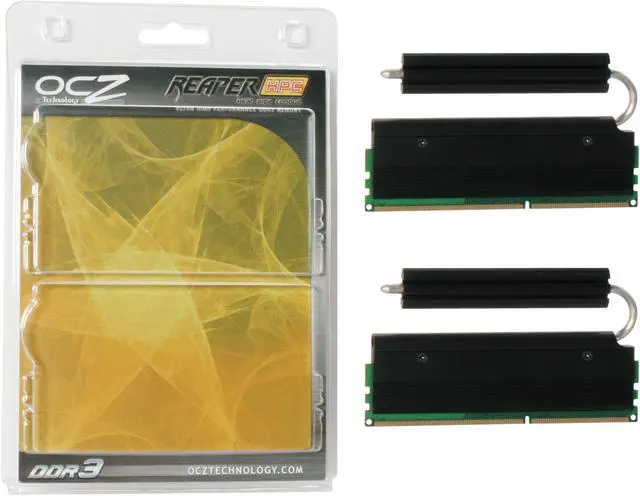 Alt view image 3 of 3 - OCZ Reaper HPC 2GB (2 x 1GB) DDR3 1600 (PC3 12800) Dual Channel Kit Desktop Memory Model OCZ3RPR16002GK