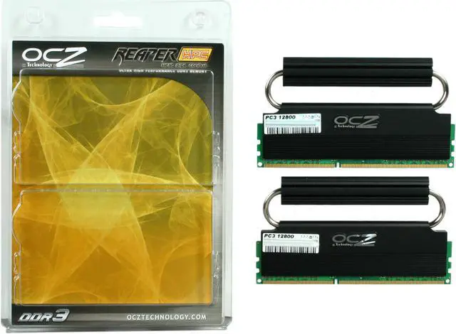 Alt view image 3 of 3 - OCZ Reaper HPC 4GB (2 x 2GB) DDR3 1600 (PC3 12800) Dual Channel Kit Desktop Memory Model OCZ3RPR16004GK