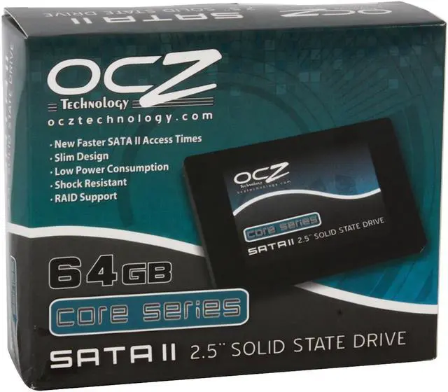 Alt view image 4 of 4 - OCZ Core Series 2.5" 64GB SATA II Internal Solid State Drive (SSD) OCZSSD2-1C64G