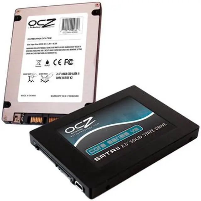 Alt view image 2 of 3 - OCZ Core Series V2 2.5" 30GB SATA II & Mini USB 2.0 Port Internal Solid State Drive (SSD) OCZSSD2-2C30G