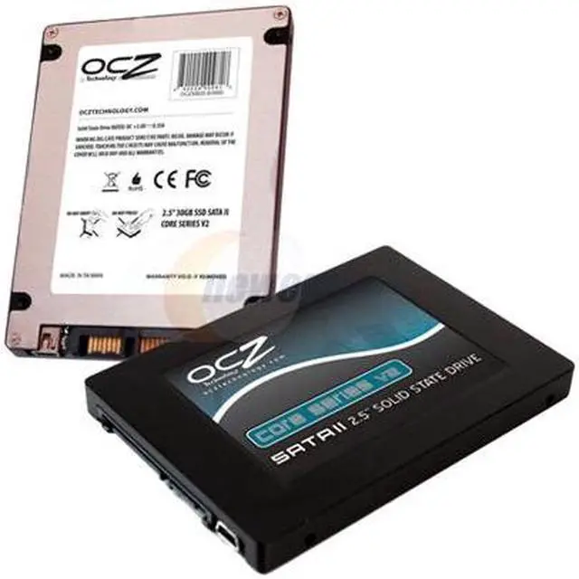 Alt view image 2 of 3 - OCZ Core Series V2 2.5" 250GB SATA II & Mini USB 2.0 Port Internal Solid State Drive (SSD) OCZSSD2-2C250G