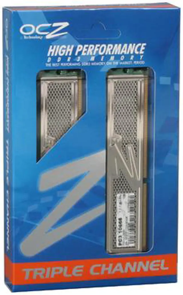 Alt view image 3 of 3 - OCZ Platinum 3GB (3 x 1GB) DDR3 1333 (PC3 10666) Triple Channel Kit Desktop Memory Model OCZ3P1333LV3GK