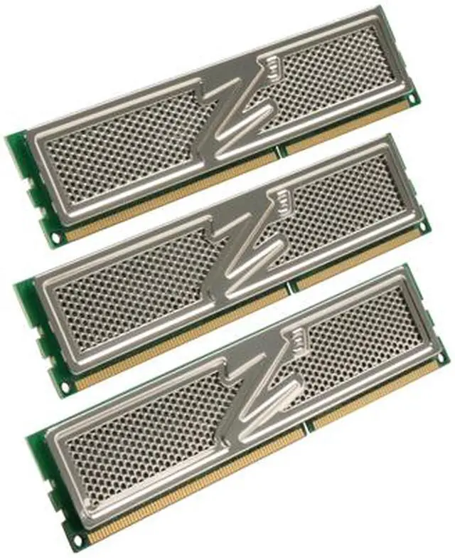 Main image of OCZ Platinum 3GB (3 x 1GB) DDR3 1333 (PC3 10666) Triple Channel Kit Desktop Memory Model OCZ3P1333LV3GK