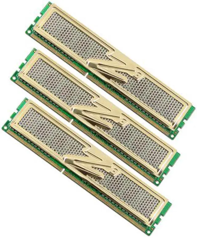 Main image of OCZ Gold 3GB (3 x 1GB) DDR3 1333 (PC3 10666) Triple Channel Kit Desktop Memory Model OCZ3G1333LV3GK
