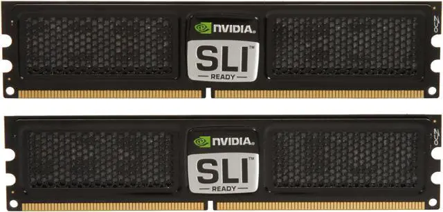 Alt view image 2 of 3 - OCZ NVIDIA SLI-Ready Edition 4GB (2 x 2GB) DDR2 800 (PC2 6400) Dual Channel Kit Desktop Memory Model OCZ2N800SRC44GK