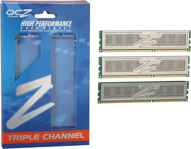 Alt view image 3 of 3 - OCZ Platinum 6GB (3 x 2GB) DDR3 1600 (PC3 12800) Low Voltage Desktop Memory Model OCZ3P1600LV6GK