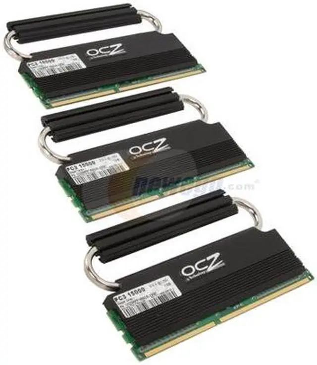 Alt view image 3 of 5 - OCZ Reaper HPC 3GB (3 x 1GB) DDR3 1866 (PC3 15000) Triple Channel Kit Desktop Memory Model OCZ3RPR1866C9LV3GK