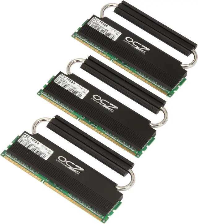 Alt view image 2 of 5 - OCZ Reaper HPC 3GB (3 x 1GB) DDR3 1866 (PC3 15000) Triple Channel Kit Desktop Memory Model OCZ3RPR1866C9LV3GK