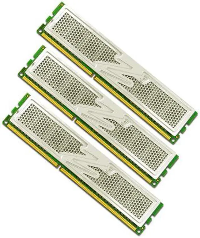 Main image of OCZ Platinum 3GB (3 x 1GB) DDR3 1866 (PC3 15000) Triple Channel Kit Desktop Memory Model OCZ3P1866C9LV3GK