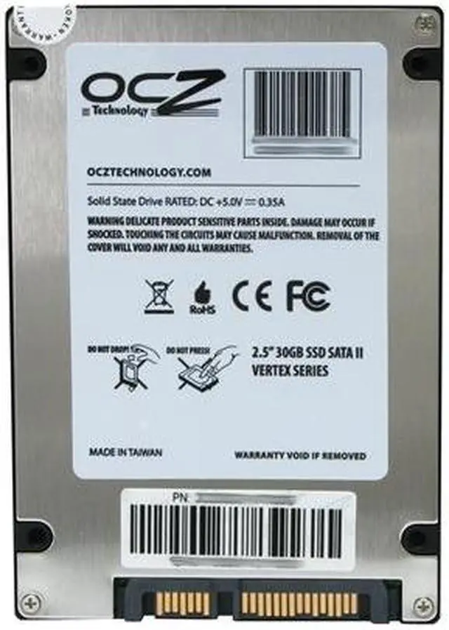 Alt view image 5 of 6 - OCZ Vertex Series 2.5" 30GB SATA II MLC Internal Solid State Drive (SSD) OCZSSD2-1VTX30GXXX