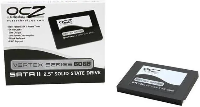 Alt view image 5 of 6 - OCZ Vertex Series 2.5" 60GB SATA II MLC Internal Solid State Drive (SSD) OCZSSD2-1VTX60G