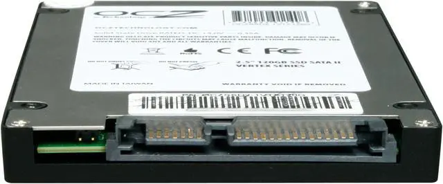 Alt view image 4 of 6 - OCZ Vertex Series 2.5" 120GB SATA II MLC Internal Solid State Drive (SSD) OCZSSD2-1VTX120G