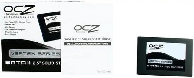 Alt view image 6 of 6 - OCZ Vertex Series 2.5" 120GB SATA II MLC Internal Solid State Drive (SSD) OCZSSD2-1VTX120G