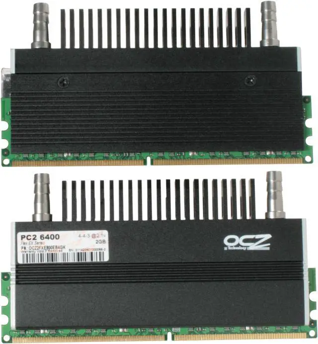 Alt view image 2 of 3 - OCZ Flex EX 4GB (2 x 2GB) DDR2 800 (PC2 6400) Ehanced Bandwidth Desktop Memory Model OCZ2FXE800EB4GK