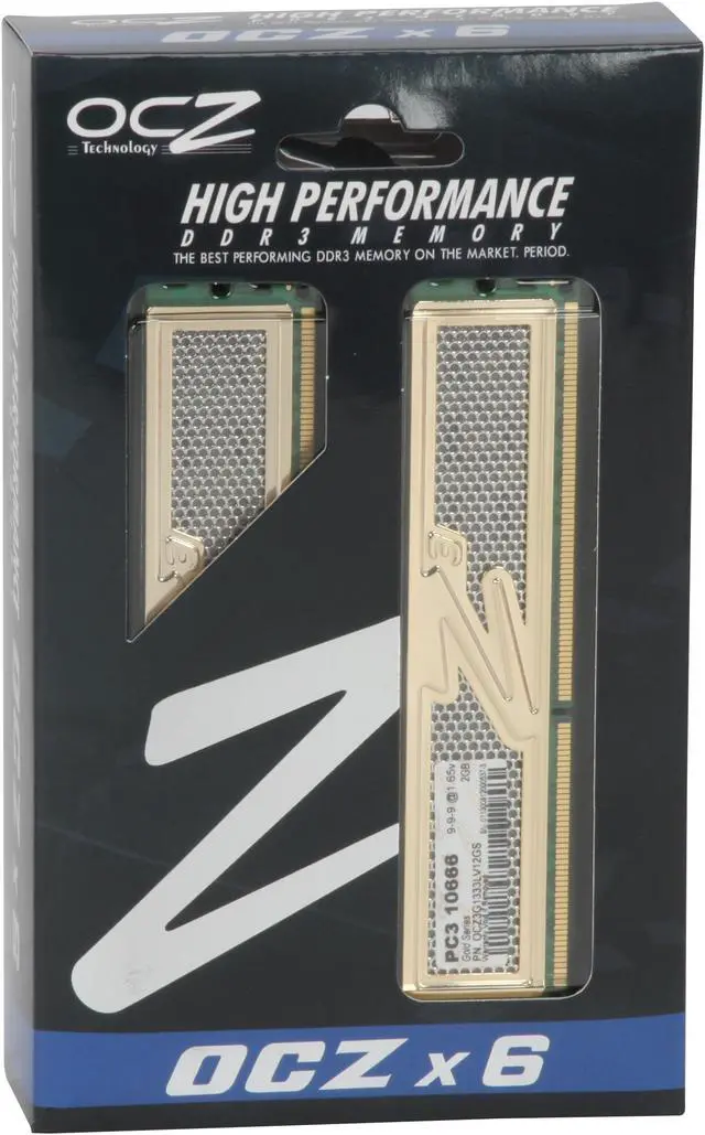 Alt view image 3 of 3 - OCZ Gold 12GB (6 x 2GB) DDR3 1333 (PC3 10666) Desktop Memory Model OCZ3G1333LV12GS