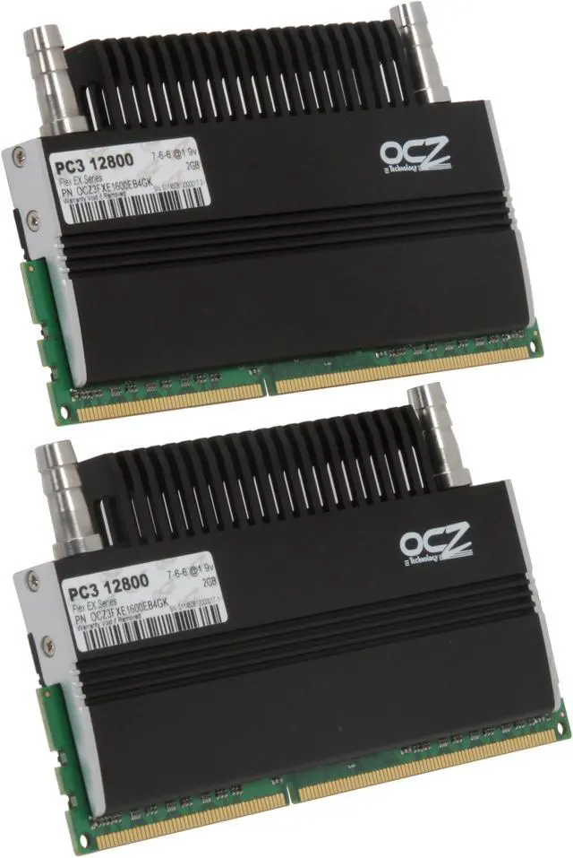 Alt view image 3 of 5 - OCZ Flex EX 4GB (2 x 2GB) DDR3 1600 (PC3 12800) Ehanced Bandwidth Desktop Memory Model OCZ3FXE1600EB4GK