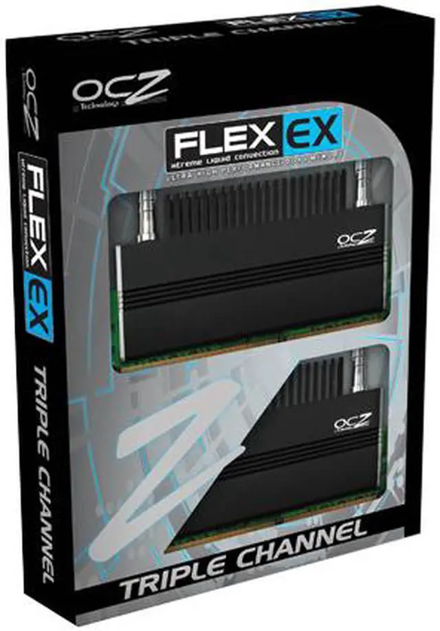 Alt view image 3 of 3 - OCZ Flex EX Series 6GB (3 x 2GB) DDR3 1600 (PC3 12800) Triple Channel Kits Desktop Memory Model OCZ3FXE1600C7LV6GK